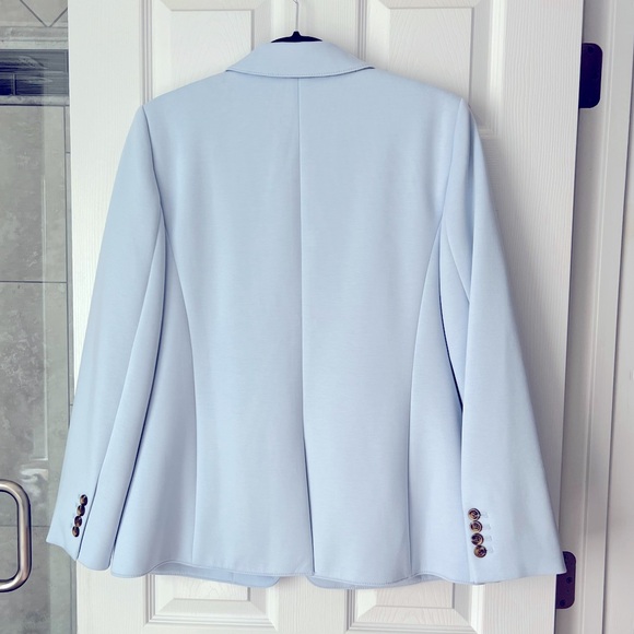 Ann Taylor Blazer/Jacket size 12 Light Blue - Picture 3 of 5